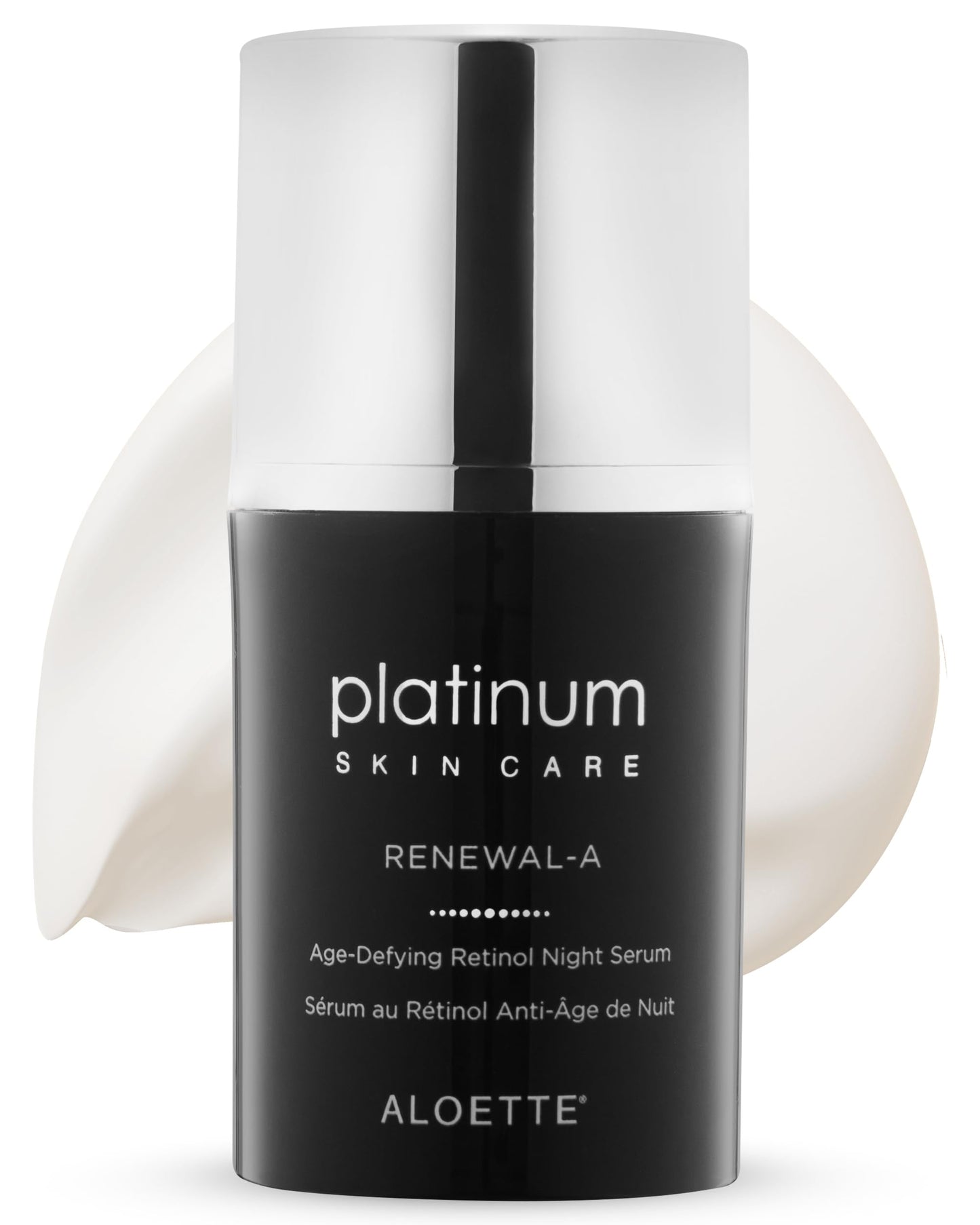 Aloette Retinol Serum for Face - Hydrating Vitamin C Face Serum with Niacinamide Hydrates, Plumps & Brightens Skin - Night Facial Serum Skincare for Fine Lines & Uneven Skin Tone, 0.54 Oz
