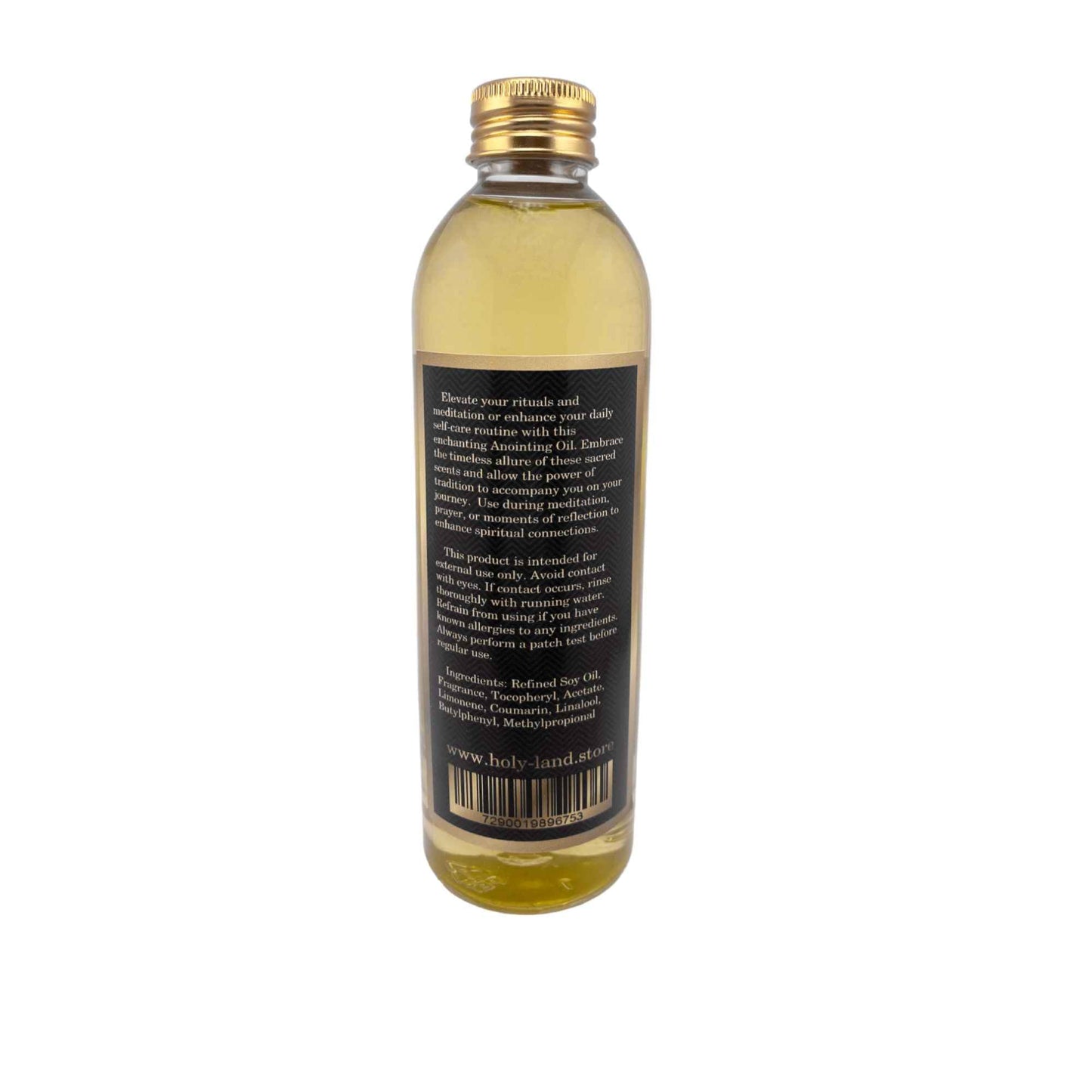 Essential Aromatic Essential Anointing Oil Perfume– Frankincense Myrrh and Spikenard - 8.5fl.oz 280ml – from Jerusalem Holy Land – Plastic Bottle for Personal Prayer Rituals & Spiritual Communion