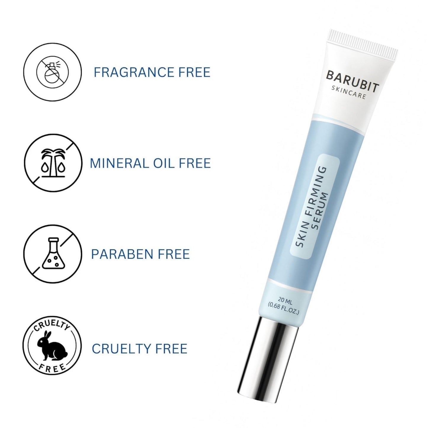 Barubit Rapid Reduction Eye Serum – Instant Eye Tightener for Under Eye Bags, Dark Circles & Fine Lines | Firming Under Eye Tightening Serum for Women & Men, Lasts 10–12 Hrs, 20ml