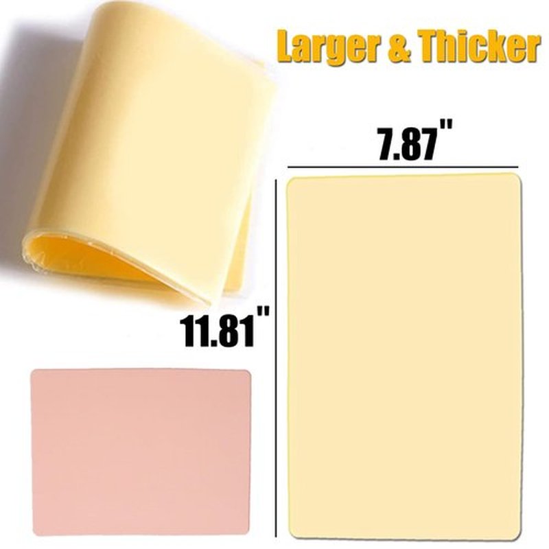 3MM Tattoo Practice Skin Ink Caps - MIUXIA 5Pcs Tattoo Fake Skin 1000Pcs Medium Ink Cups with Base Kit Includes Pigment tattoo Caps Medium and Best Tattoo Skin Thick Tattoo Supplies……
