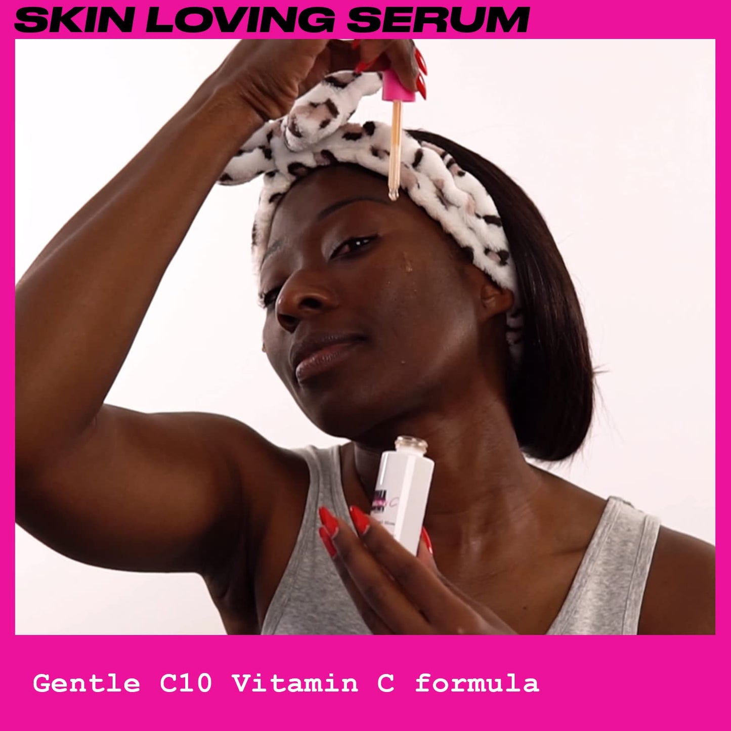 UOMA Beauty Vitamin C Serum for Face with Hyaluronic Acid + Niacinamide + Vitamin E, 30ml