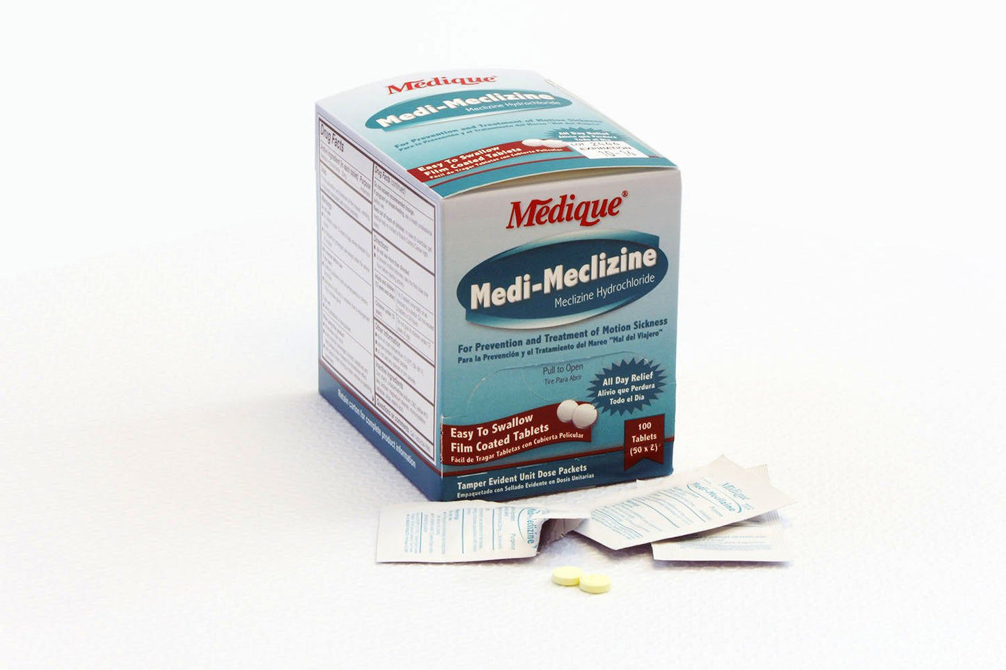 Medique 47933 Medi-Meclizine, 100 Tablets , White