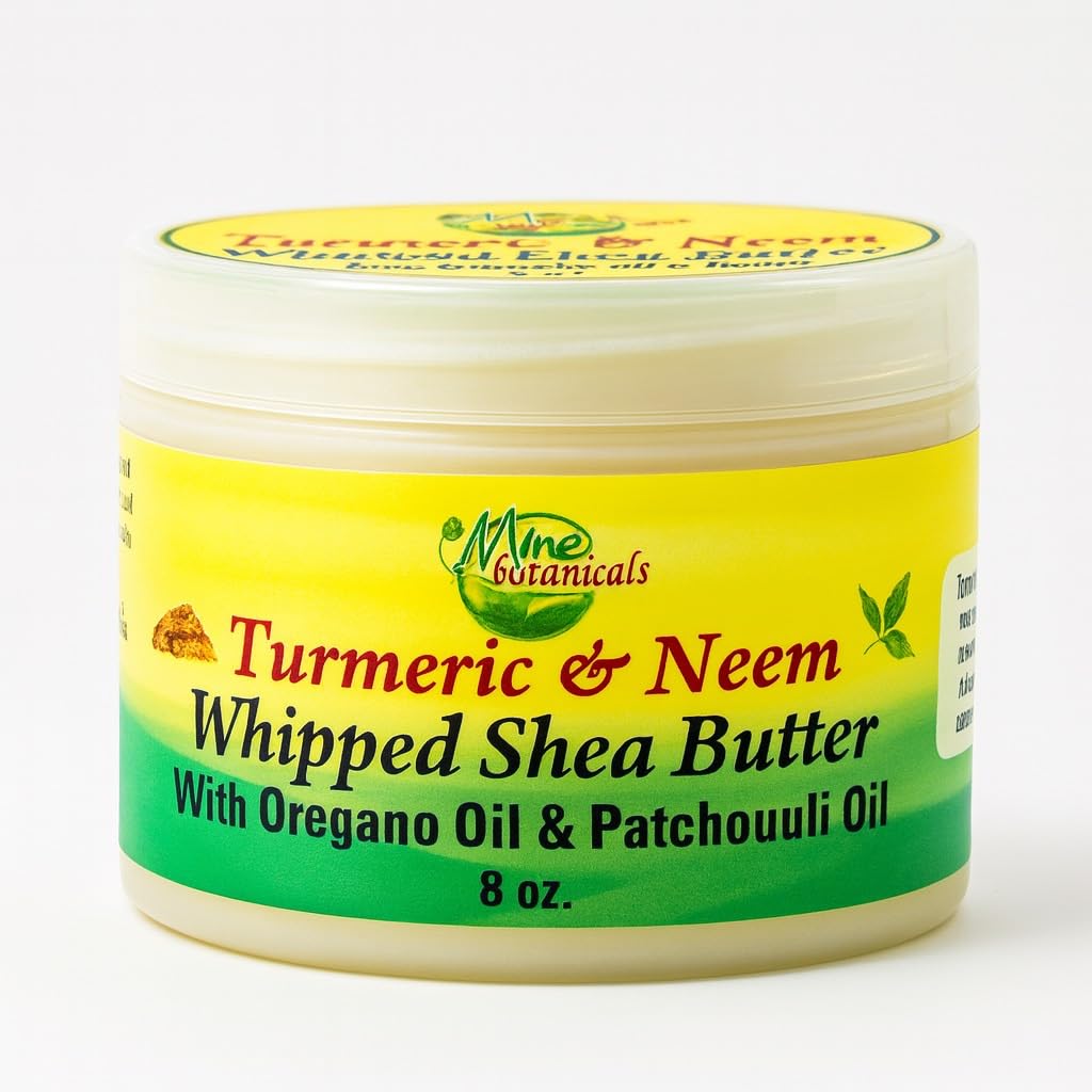 Mine Botanicals Whipped Shea Butter Turmeric 8 oz