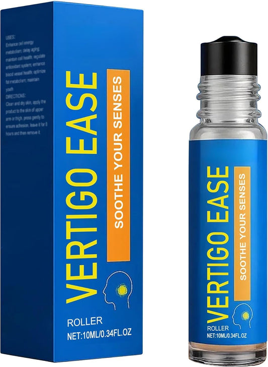 Vertigo Relief Roll-On - Natural Essential Oil Blend for Head Comfort | Soothing & Portable 10ml
