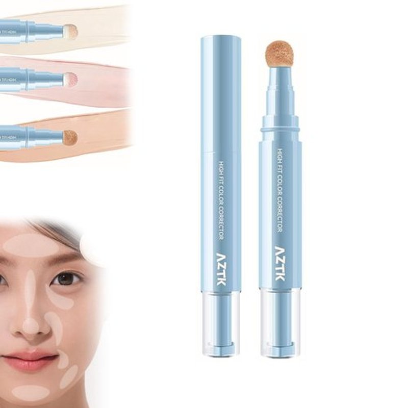 Concealer Pen, Liquid Concealer With Sponge Head, Makeup Facial Highlighter, Stay Long Lasting Moisturizing, Liquid Create Flawless Makeup (03#, 1 Ounce (Pack of 1))