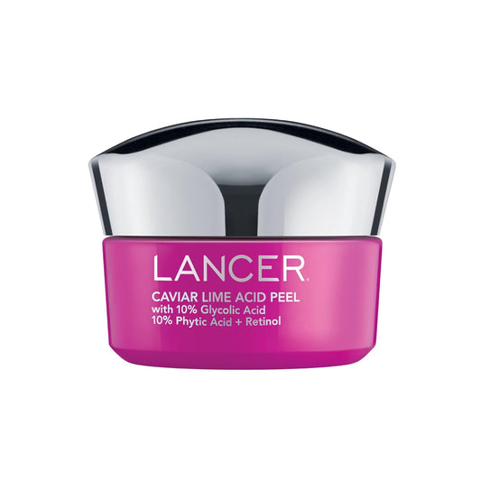 Caviar Lime Acid Peel Travel Size - Retinol Facial Peel with Glycolic Acid, 0.5 oz