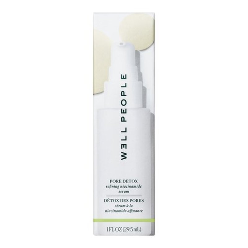 Well People Pore Detox Niacinamide Refining Serum, Purifying Face Serum For Smoothing & Refining Pores, Evens Out Skin Tone, Vegan & Cruelty-free