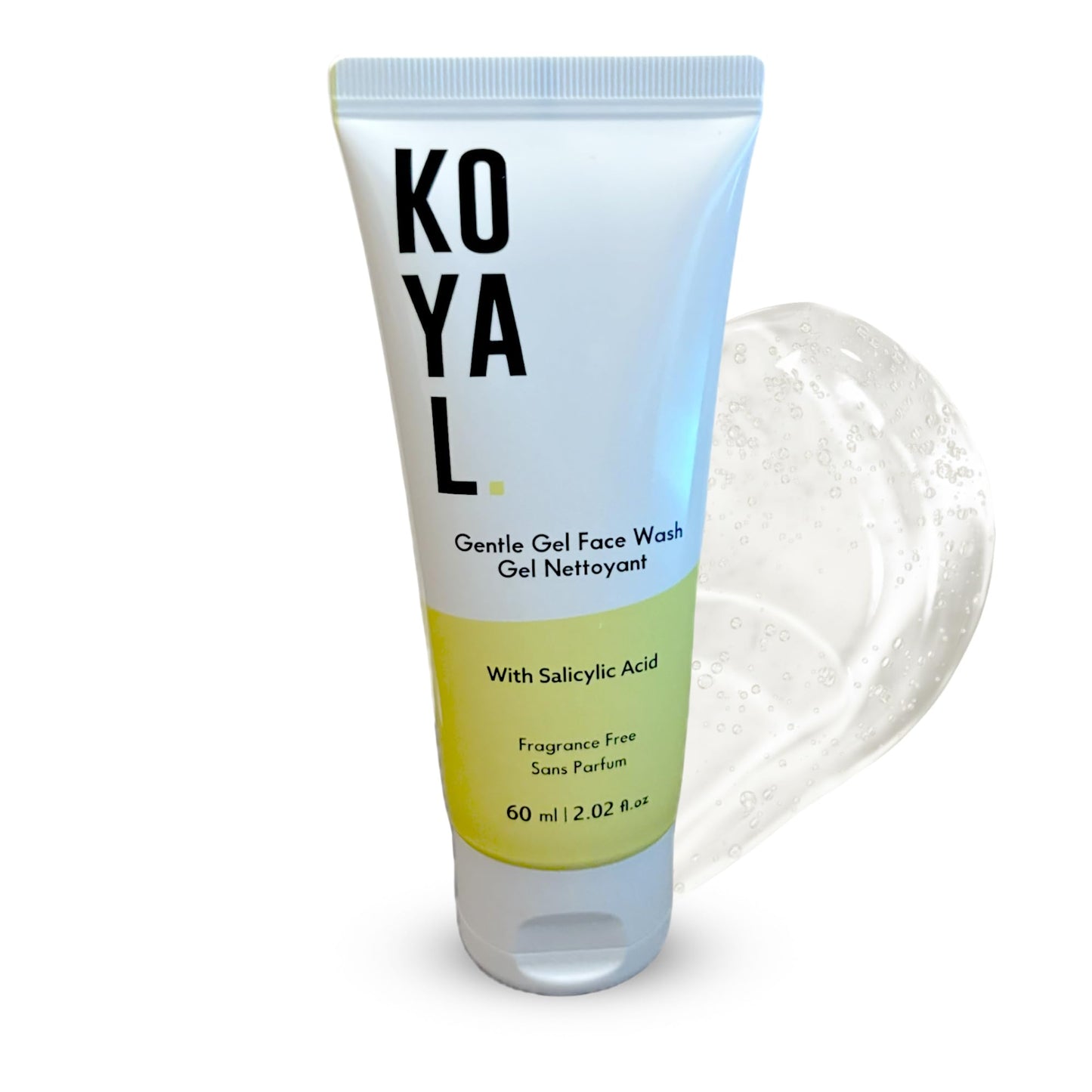 Koyal Beauty Gentle Gel Face Wash for Sensitive Skin - Hydrating Cleanser with Panthenol & Glycerin - Fragrance Free, Vegan, Sulfate Free - Face Wash for Dry Skin