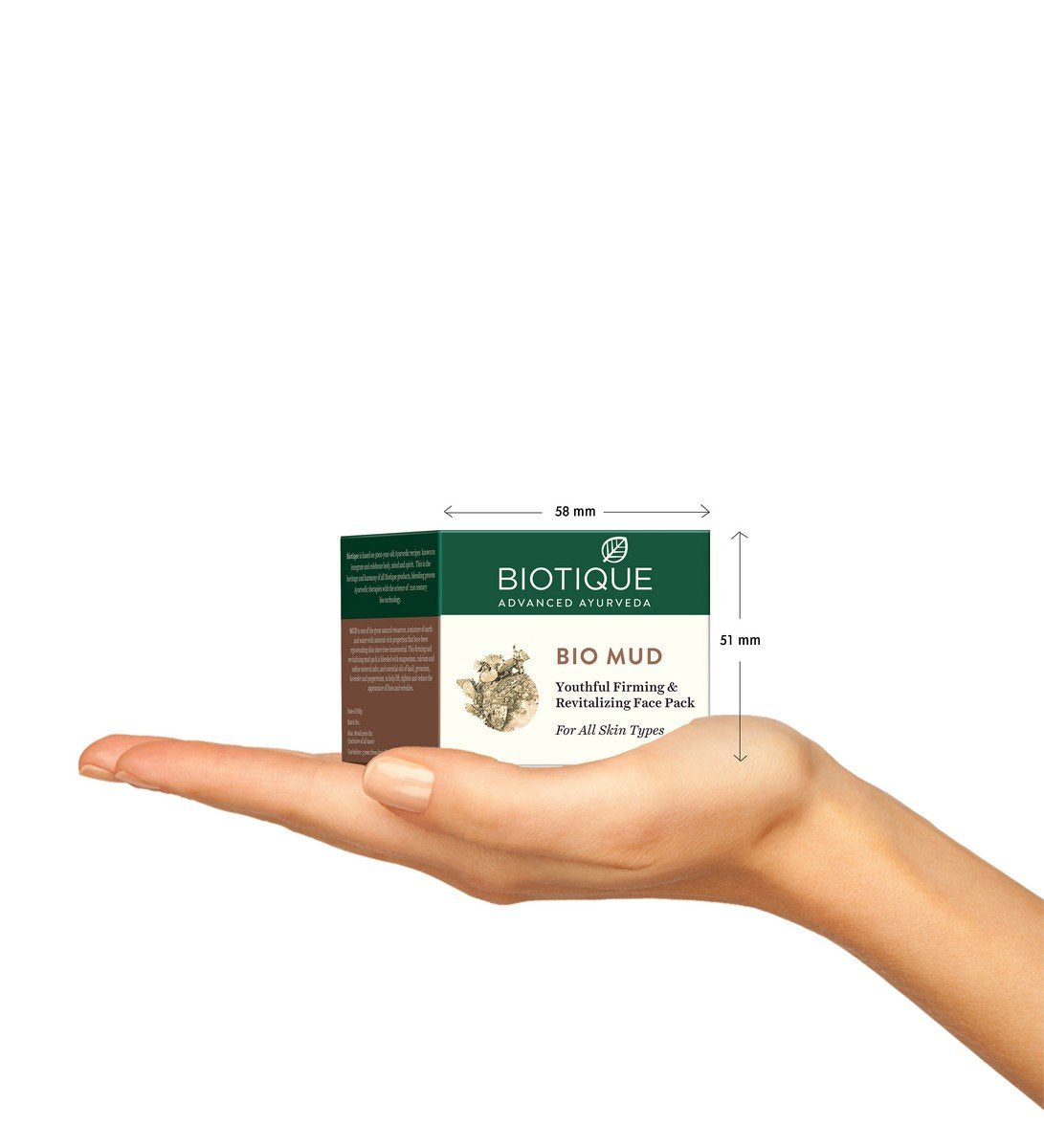 Biotique Bio Mud Youthful Firming & revitalizing Face Pack 75 gm I For all Skin Type I For Firming And Revitalizing Skin I Reduces Fine Lines And Wrinkles.
