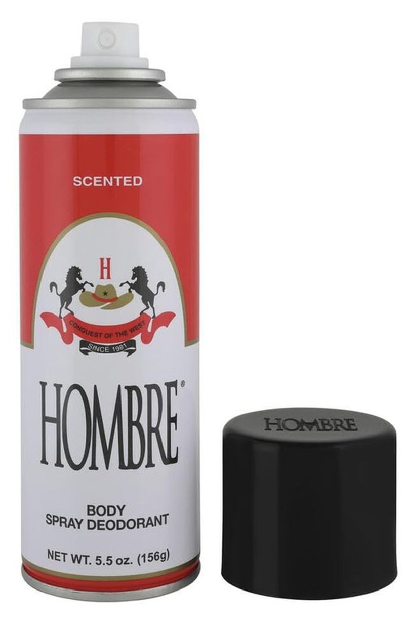 Hombre Red Deodorant Body Spray Classic for Men (3 Pack)