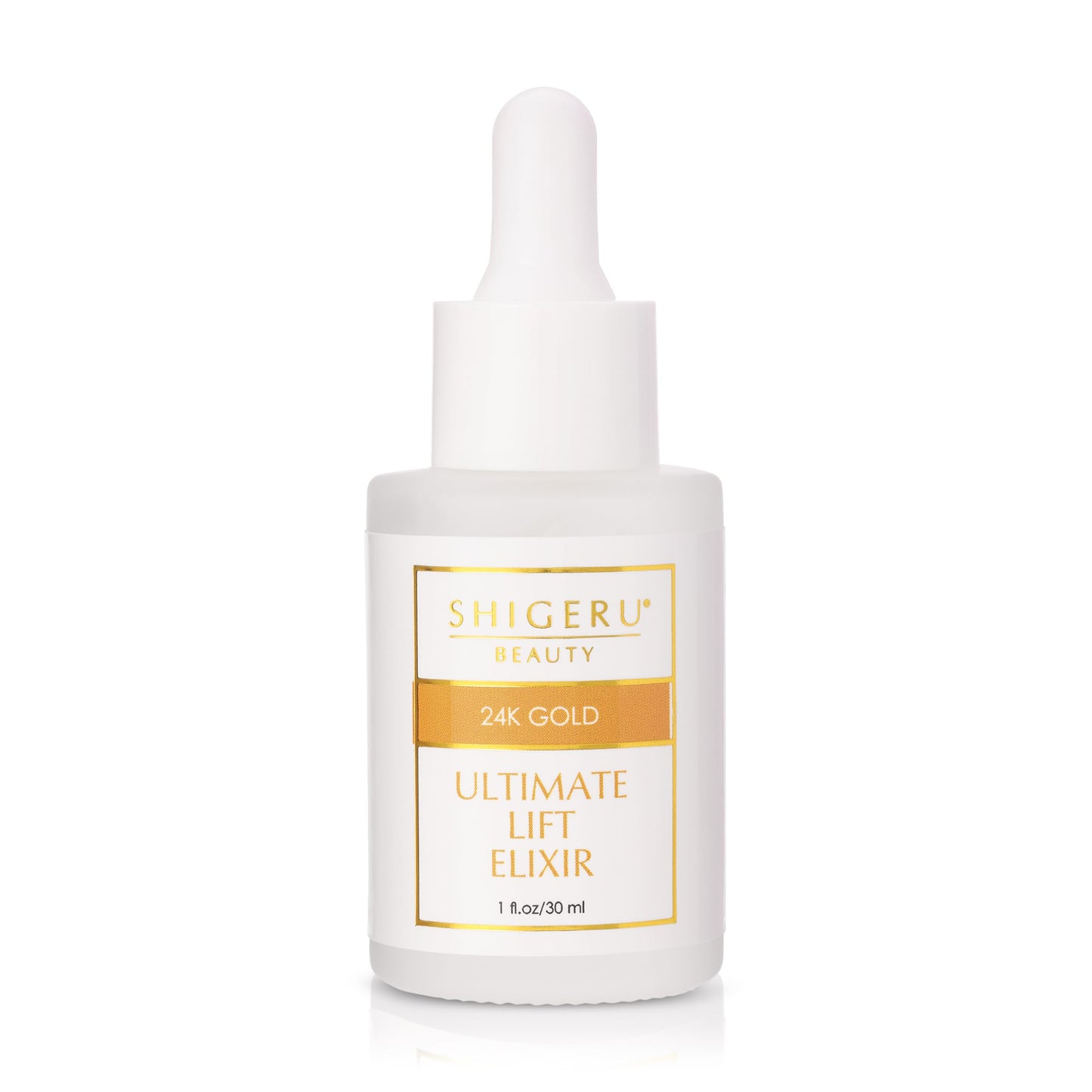 Shigeru Beauty 24K Gold Serum with Collagen, Hyaluronic Acid, Vitamin C, Vitamin E, Anti-Aging Face Serum for All Skin Types, Brightening