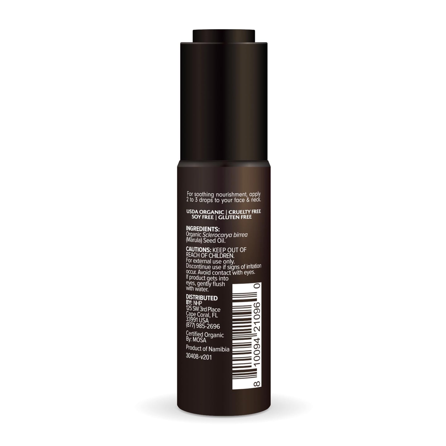 Dr. Mercola Ola Botanicals Organic Marula Facial Oil - Supports Skin Hydration & Radiance - Cold-Pressed Plant-Based Formula - Lightweight - 1 fl oz