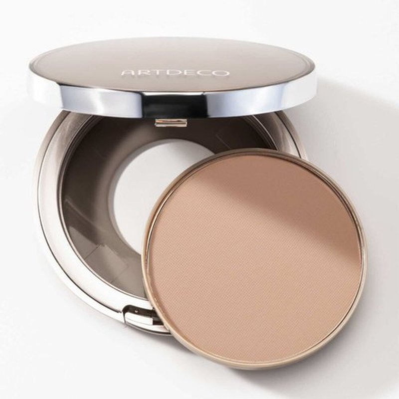 ARTDECO Hydra Mineral Compact Foundation - medium beige N°65 - Hydrating loose powder compact for a soft matte finish - good coverage without mask-like effect - refillable - makeup - 0.35 Oz