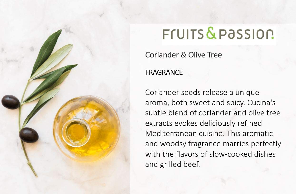 Fruits & Passion Cucina Olive and Coriander 60ml Hand Butter and Regenerating Cream Bundle (Olive and Coriander Tree)