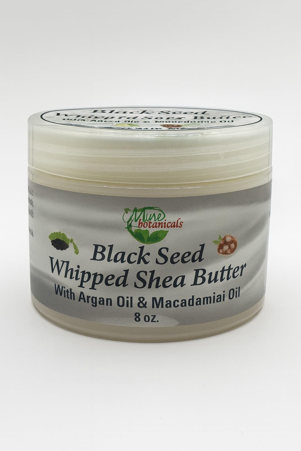 Mine Botanicals Black Seed Whipped Shea Butter with Argan Oil & Macadamia Oil