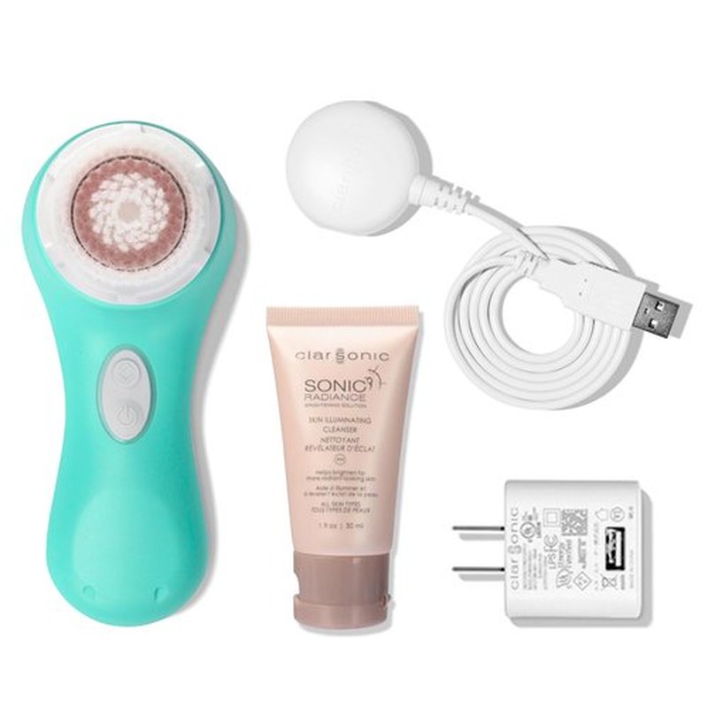 Clarsonic Facial Cleansing Brush System, Mia 2 Sonic Face Scrubber, Sea Breeze