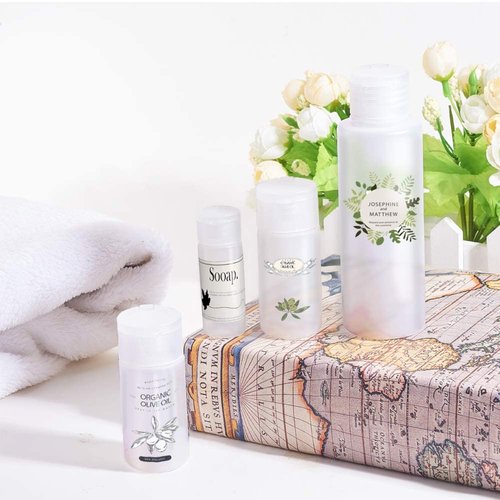BENECREAT 10 Pack 1oz Travel Bottles Small Travel tubes Plastic Flip Cap Sample Bottle Refillable Travel Bottles for Makeup, Liquid, Cosmetic Toiletries Product
