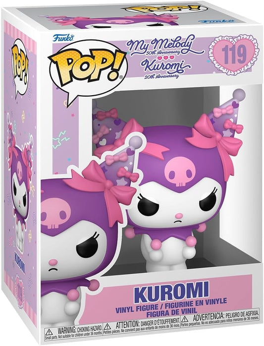 **Funko Pop! Kuromi & My Melody Vinyl Figures - 20th & 50th Anniversary Collectibles | Perfect Gift for Sanrio Fans**