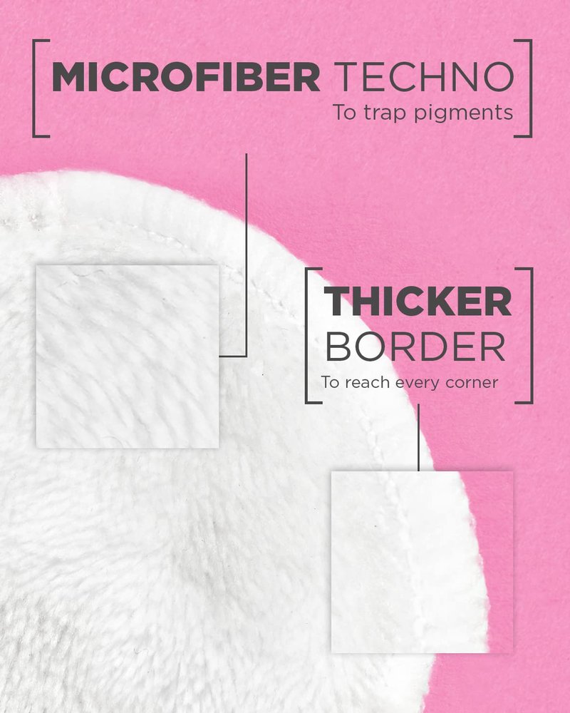 Garnier Micellar Cleansing Eco Pads - Reusable Ultra-Soft Microfiber | 3 Pack