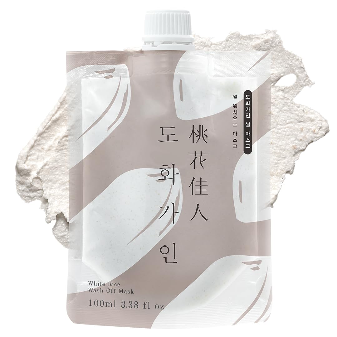House of Dohwa, White Rice Wash off Facial Mask l Daily Skincare Essential Korean Skin Care Produced from Domestically Harvested Ingredients, Gentle Hydrating & Soothing l 3.38 fl. Oz