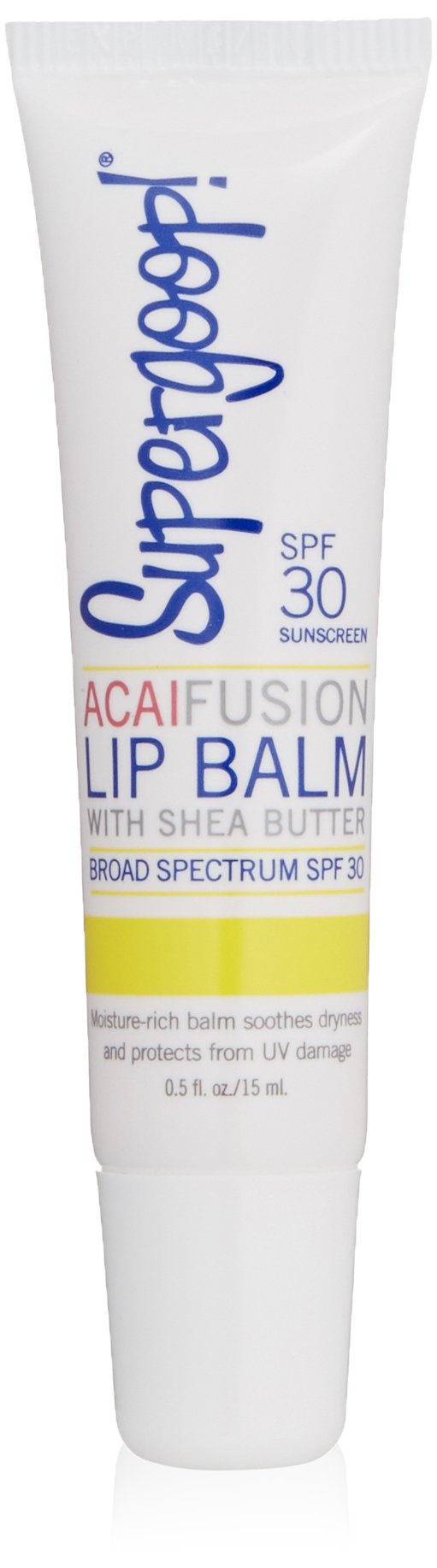 Supergoop! Fusion Lip Balm Acai SPF 30,0.5 Fl Oz