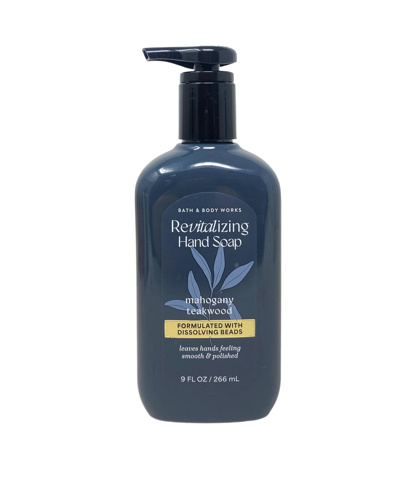 Bath & Body Works Mahogany Teakwood 2 Revitalizing Gel Hand Soap with a Peach Gardenia Sample Soap