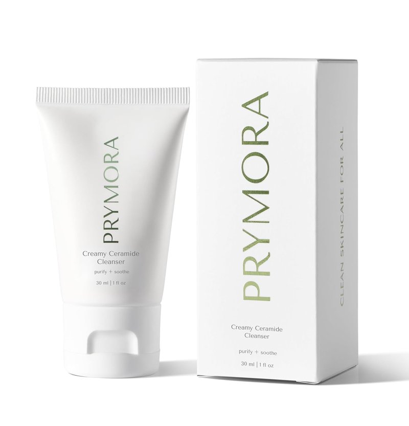 Mini Creamy Ceramide Cleanser - Purify & Soothe Sensitive Skin | Travel Size Makeup Remover