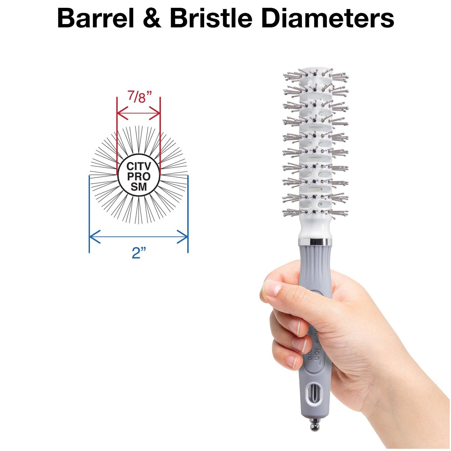 Olivia Garden Ceramic + Ion Turbo Vent Pro Hair Brush