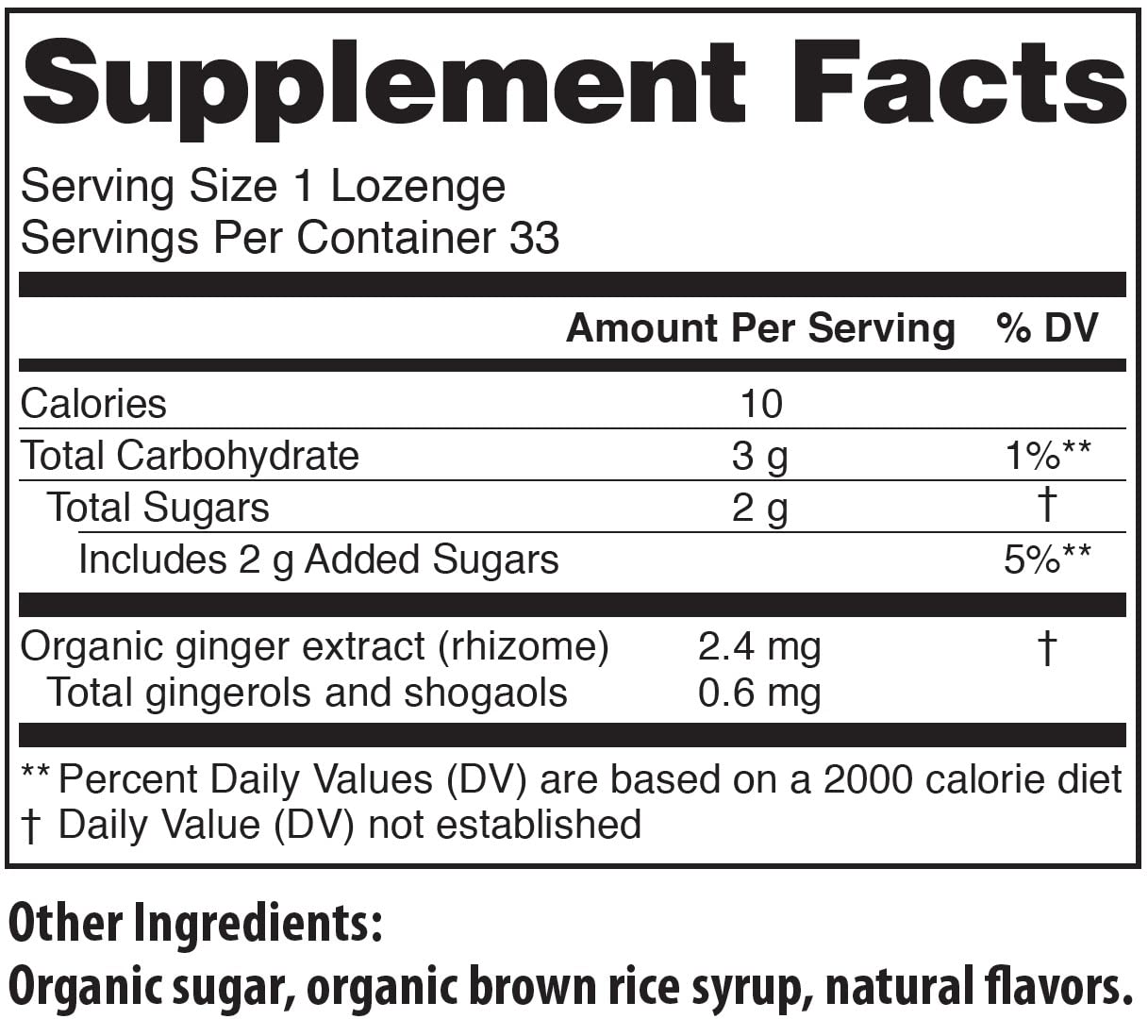 Tummydrops USDA Organic Double Ginger Peach, 33 lozenges