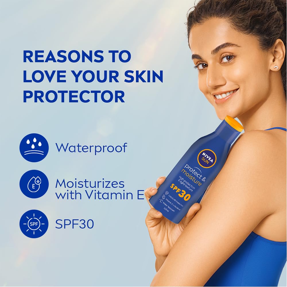 Nivea Sun Moisturising Lotion SPF 30 | 4.23 fl Oz |125ml