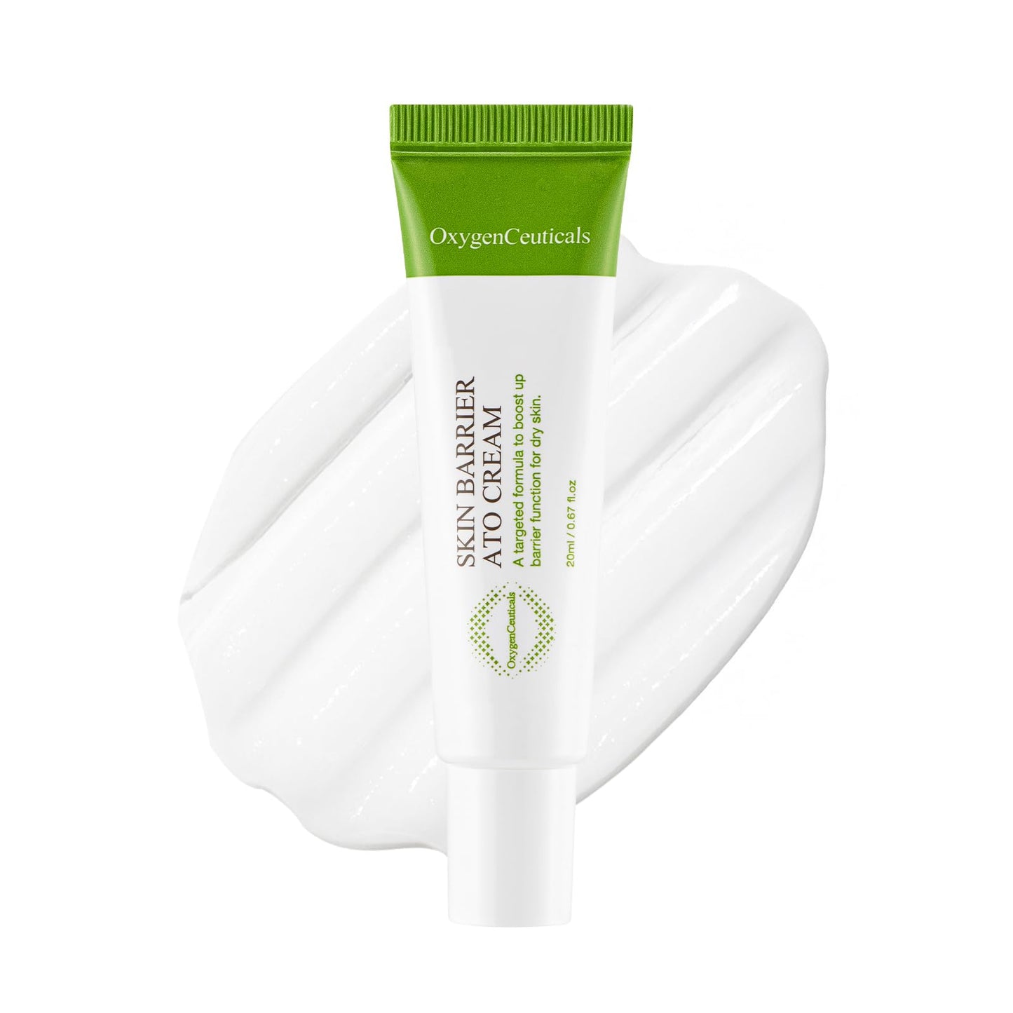OxygenCeuticals Skin Barrier Ato Cream – Protective Cream with Fucoidan V, Shea Butter & Centella Asiatica, Strengthen Skin Barrier & Soothe Sensitive Skin. 0.67 fl.oz (20ml)