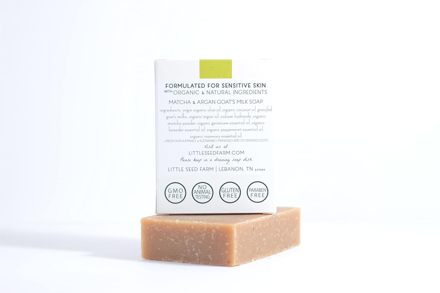 Little Seed Farm Organic Goat’s Milk Soap – 3 Pack of Rosemary Mint Exfoliating Body Bars – Natural, Handmade, Cruelty Free – Energizing and Toning Scrub – Suitable for Sensitive Skin, Net Wt. 4.75oz
