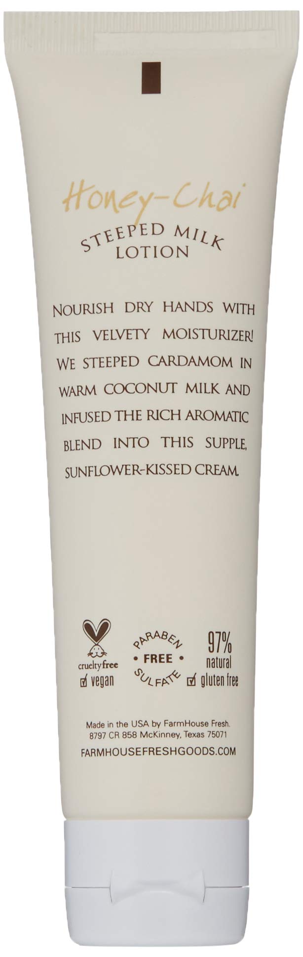 FarmHouse Fresh Honey-Chai Steeped Milk Lotion, 2.4 Fl Oz