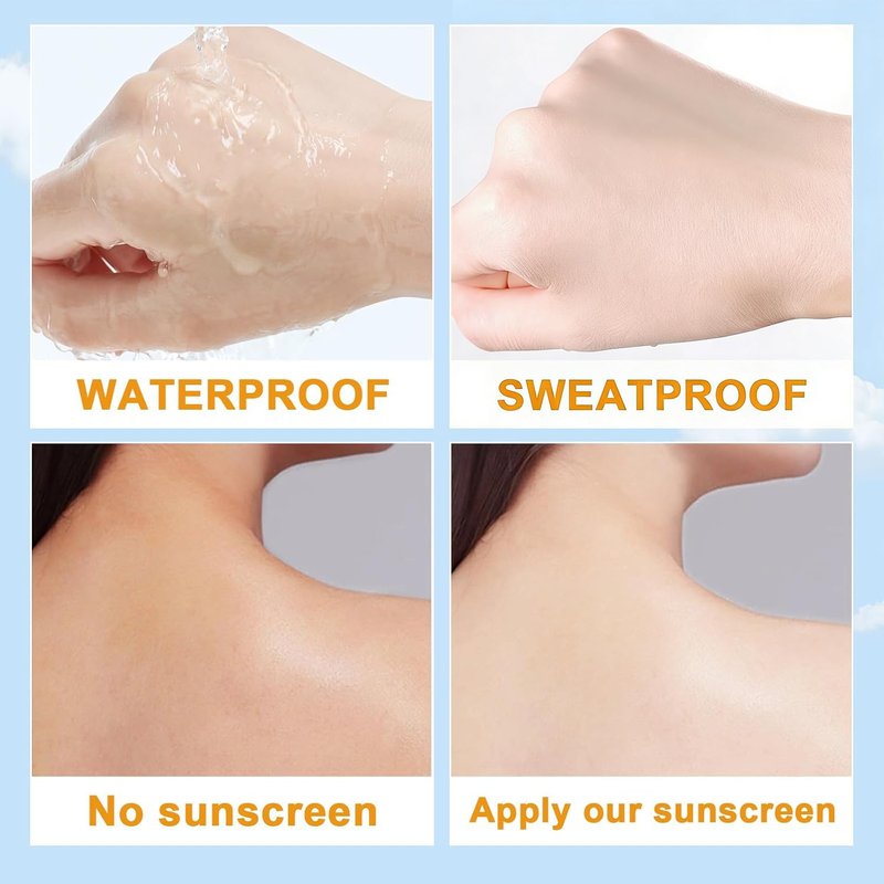 Mini Sunscreen SPF 50+ | 30 Pack Travel Size for Face & Body - Waterproof, Lightweight, Non-Greasy