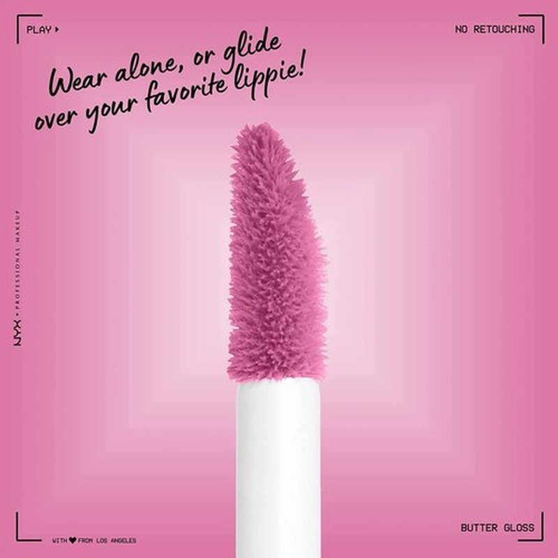 NYX PROFESSIONAL MAKEUP Butter Gloss, Non-Sticky Lip Gloss - Merengue (Pink Lilac)