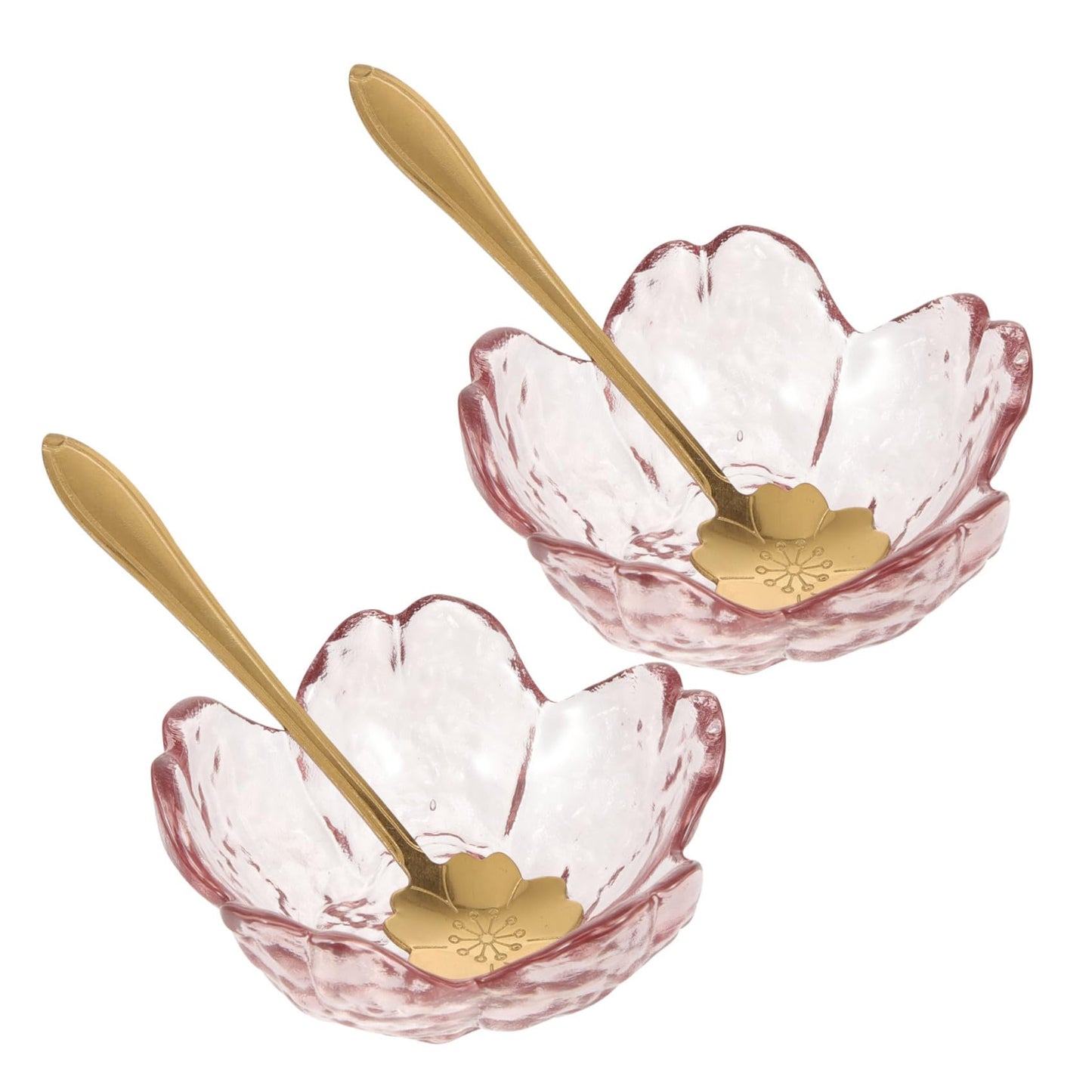 IMIKEYA 2 Sets Small Glass Face Mask Bowls with Spoons Essential Oil Mixing Bowls for Spa and Salon Facial Treatments Lightweight Compact Esthetician Supplies for Skin Care