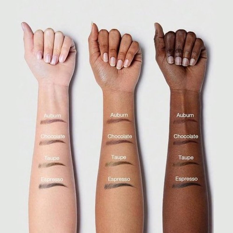 Liftique Brow Brush, Liftique Eyebrow Brush, Liftique - Instant Brow Brush, Brow Fection Angled Brush & Dip (CHOCOLATE)