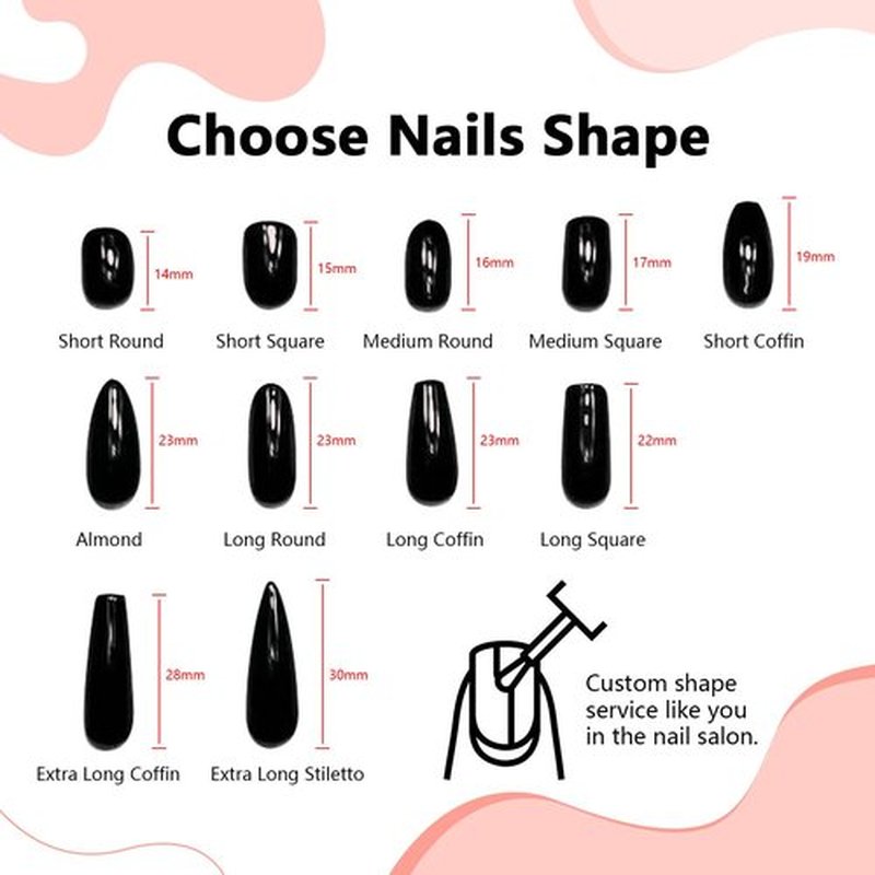 MNAFAYY 100% Handmade Nails Medium Candy Bear Press On Nails Luxury & Custom Fake Nails 3DReusable UV Finished False Nails, Hand-Painted Nails Nail Artist Salon With Gift Box Gifts for Women 10PCS S