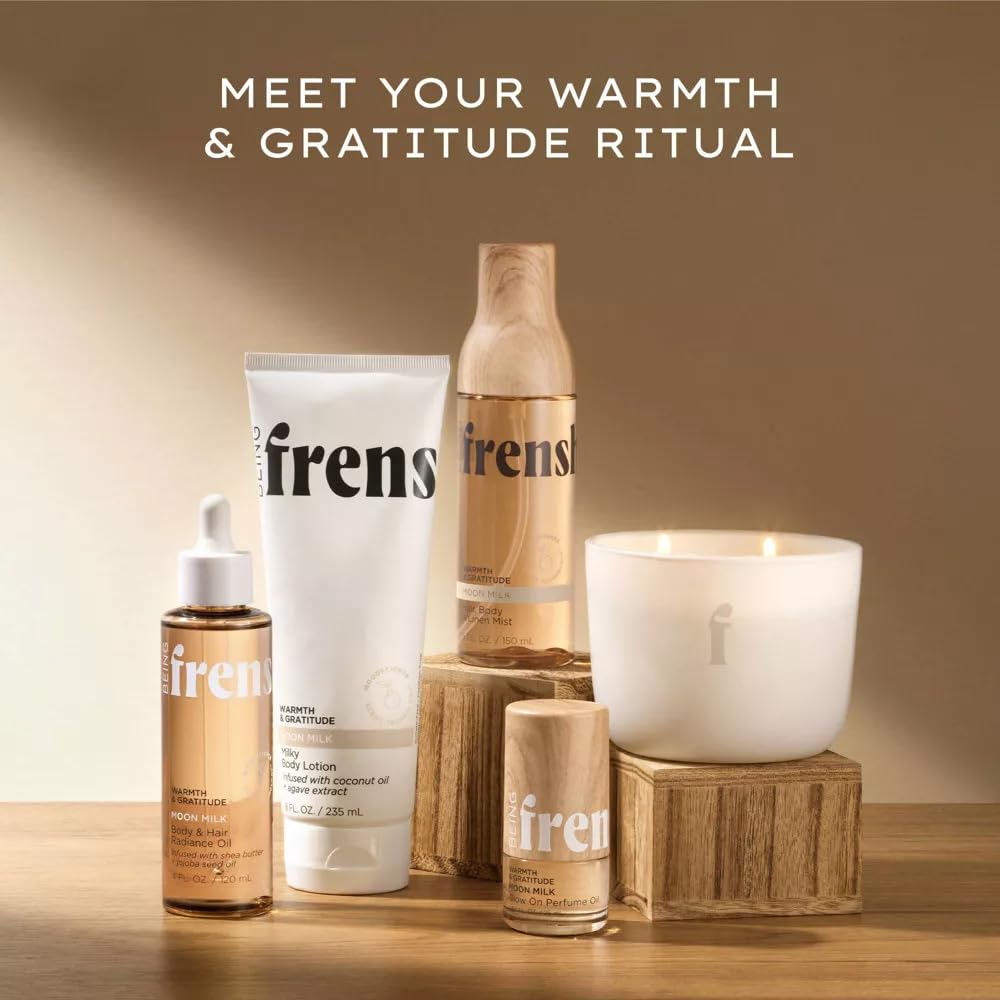 Being Frenshe BODY LOTION - Milky Hydrating Lotion for Dry Skin with Coconut Oil - 8 fl oz, 235 mL (Moon Milk)