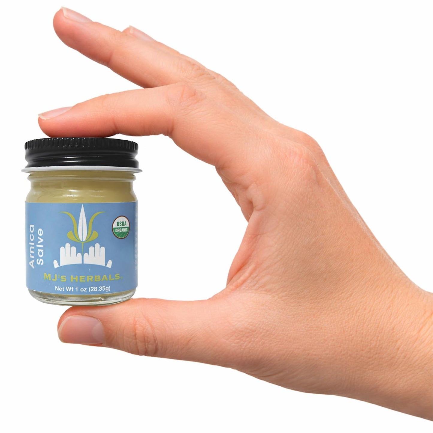 MJ's Herbals – Herbal Skin Care Ointment & Organic Moisturizing Balm for Everyday Care - Arnica Salve 4 oz