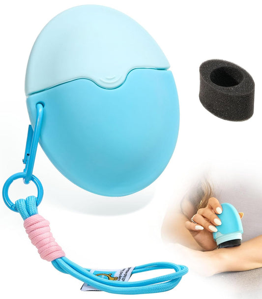 Sunscreen Applicator for Kids - Refillable Roll-On Sponge | Travel Size Sun Lotion Brush for Summer Beach Fun