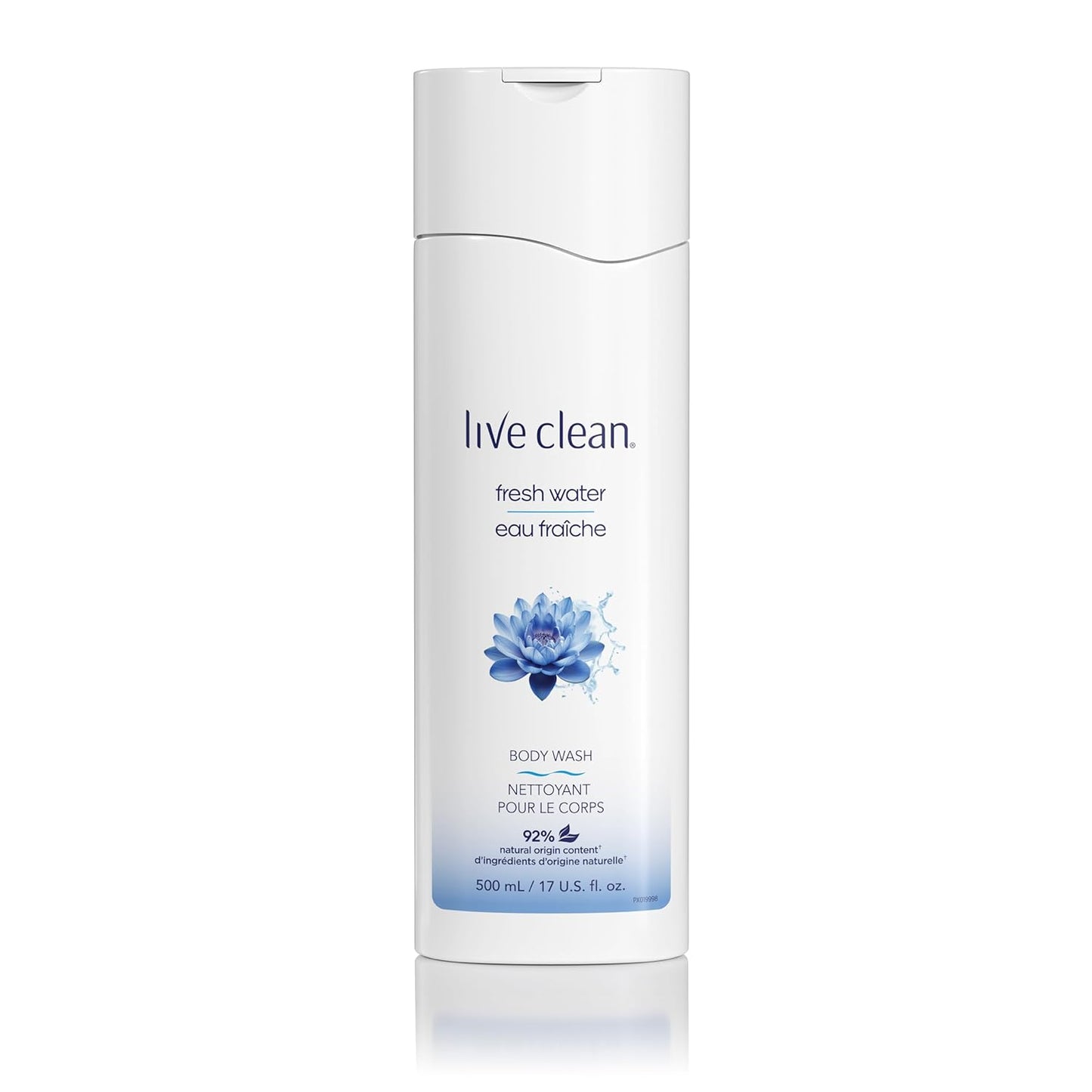 Live Clean Body Wash - Hydrating Fresh Water Formula | 17 Oz Size