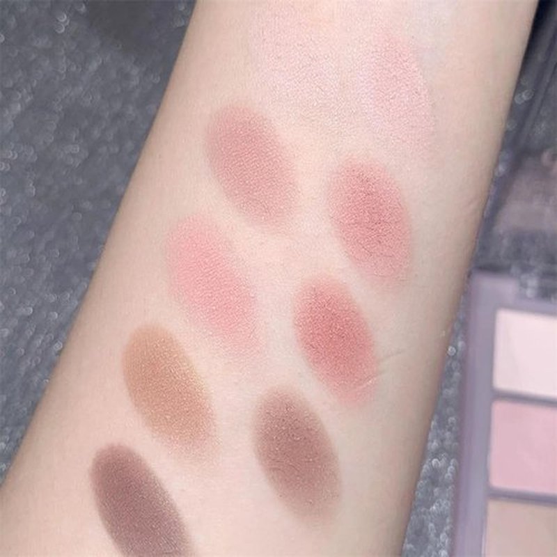 GHFCZOO Blooming Your Own Beauty Eyeshadow Palette, 9 Shades, Glitter and Matte Finishes (08#)