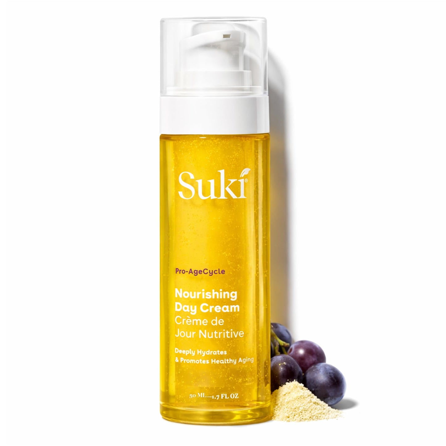Suki Nourishing Face Cream for Women - Luxurious Facial Cream for Deep Skin Hydration, Boost Firmness, Anti Aging Skin Care, Reduce Fine Lines & Wrinkles with Vitamin C & Collagen Peptides - 4 Oz.