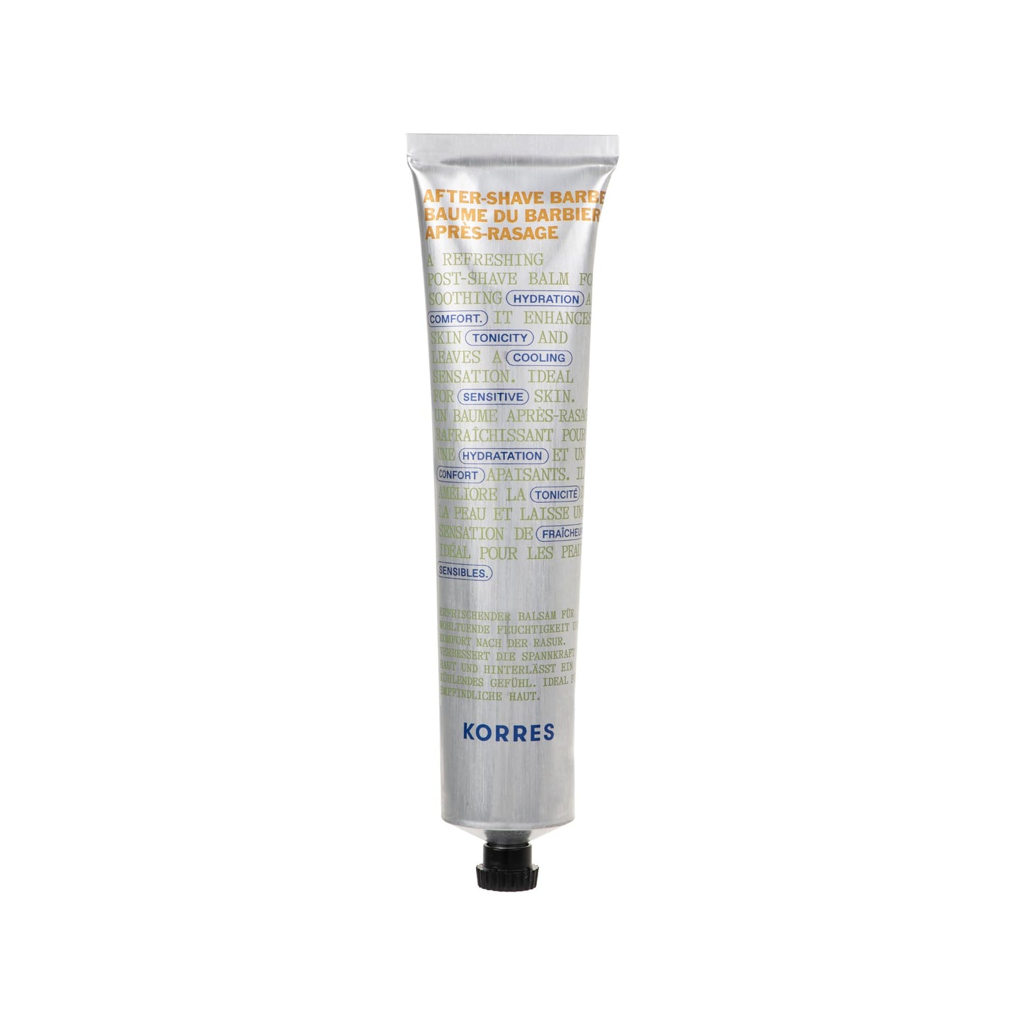 KORRES Athenean Grooming Soothing Aftershave Balm for Men, Skin Care After Shaving, Lightweight Moisturiser with Achillea Millefolium, Calendula & Pro-Vitamin B5, For Sensitive Skin, 4.23 Fl Oz