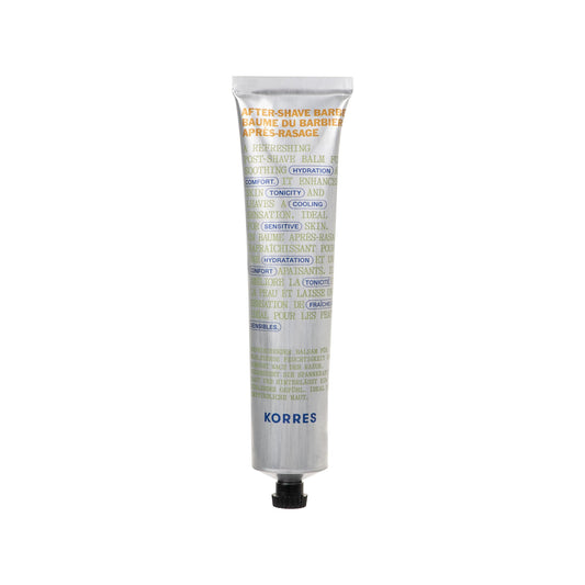 KORRES Athenean Grooming Soothing Aftershave Balm for Men, Skin Care After Shaving, Lightweight Moisturiser with Achillea Millefolium, Calendula & Pro-Vitamin B5, For Sensitive Skin, 4.23 Fl Oz