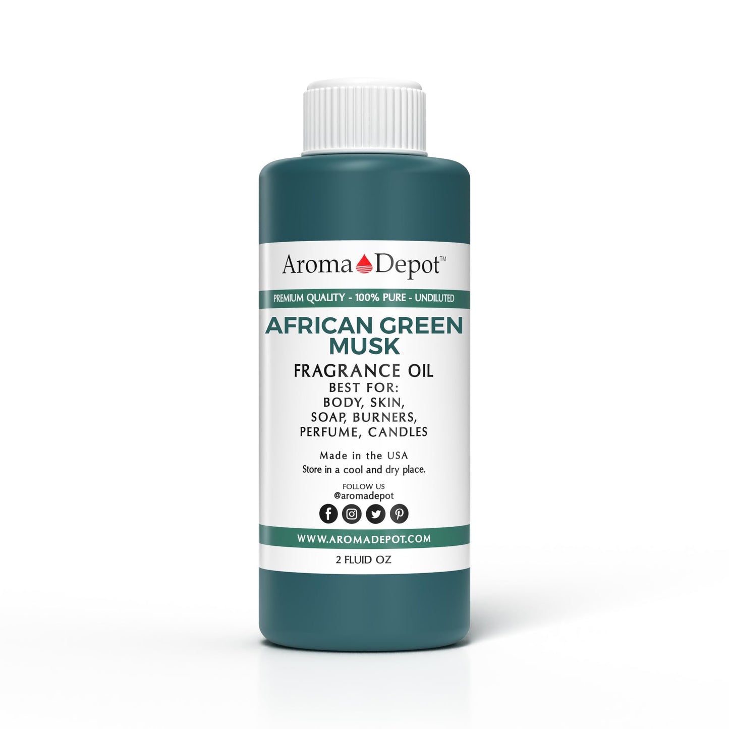 African Green Musk 2 oz. / 60ml Perfume/Skin Oil Our Interpretation, Premium Quality I Uncut I Fragrance Oil I Scented Oil I Add Aroma to Your DIY Projects I Skin Safe