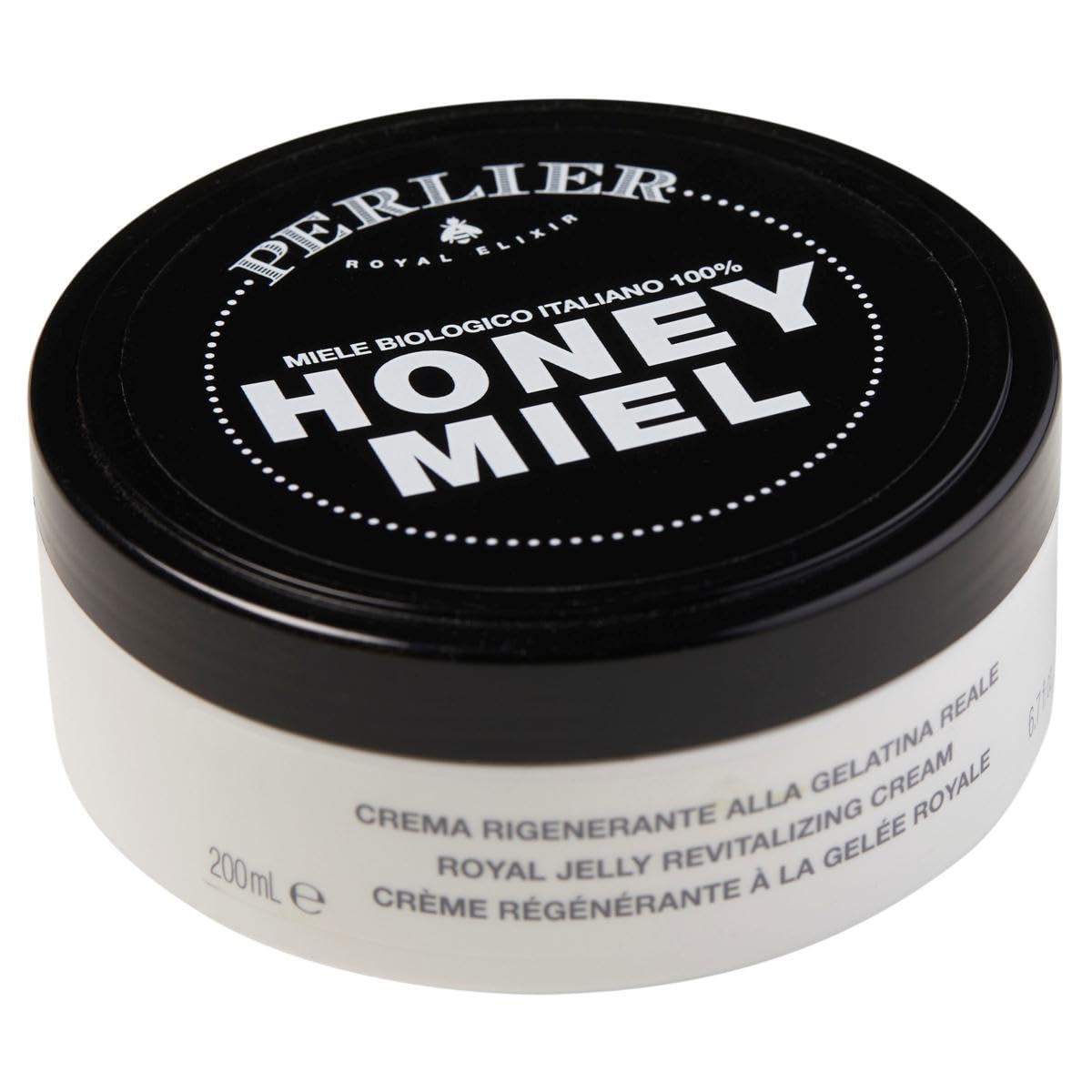 Perlier Honey Miel Body Cream, 6.7 fl. oz, Moisturizing Formula with Shea Butter