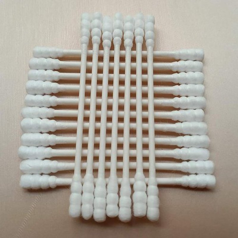 800 Pieces Cotton Swabs, Double Spiral Tipped with Paper Stick, Quality Cotton Heads- Sturdy Handle - Multipurpose, 4 Packs, 200 Pieces 1 Pack