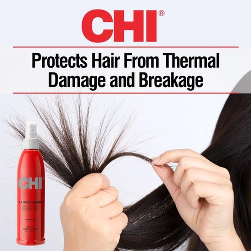 CHI Straight Guard Smoothing Cream 8.5 Fl Oz & Thermal Protection Spray 8 Fl Oz Set